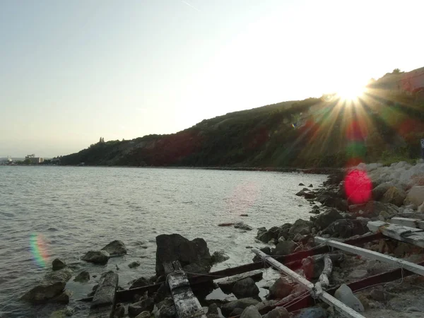 Tramonto Spiaggia — Foto Stock