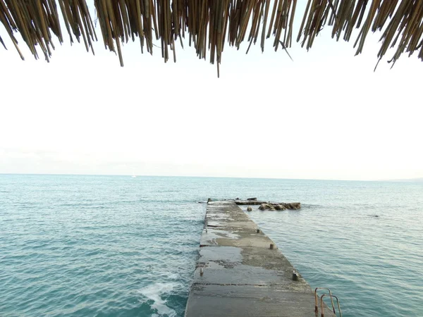 Vista Sea Jetty — Foto de Stock