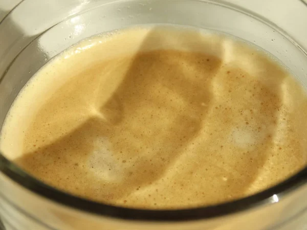 Вид Кофе Стекле — стоковое фото