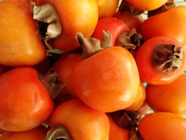 lezzetli Persimmons Görünümü Kapat