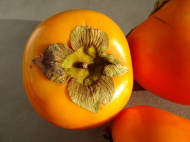 Organik lezzetli turuncu hurma