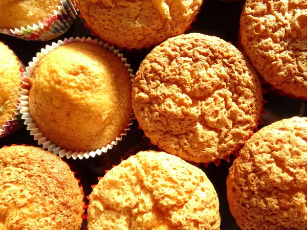 Top View Muffins — Stock Photo, Image