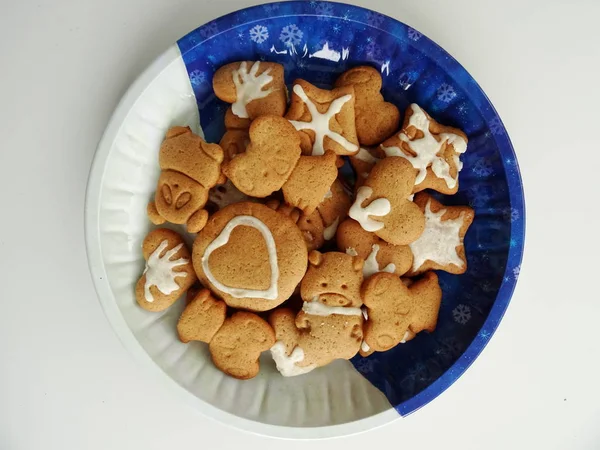 Christmas Cookies Various Shapes — Stock Photo, Image