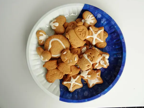 Christmas Cookies Various Shapes — Stock Photo, Image