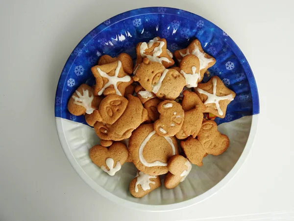 Christmas Cookies Various Shapes — Stock Photo, Image