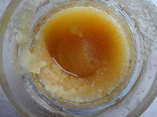 Honey Jar Pohled Shora — Stock fotografie