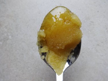 Kaşık bal closeup görünümü