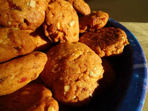 Grupo Biscoitos Vegan Caseiros — Fotografia de Stock