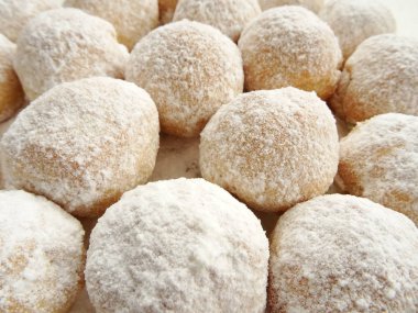 Beyaz tatlı topları grubu