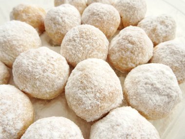 Beyaz tatlı topları grubu