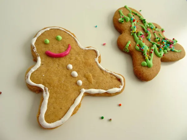 Chritmas Lebkuchen Männer Plätzchen — Stockfoto