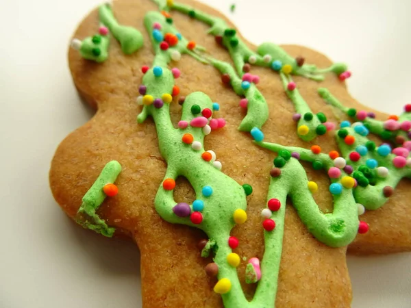 Chritmas Gingerbread Men Cookie — Stock Photo, Image