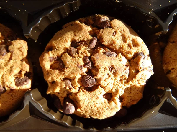 チョコレートのパン粉でクッキー — ストック写真