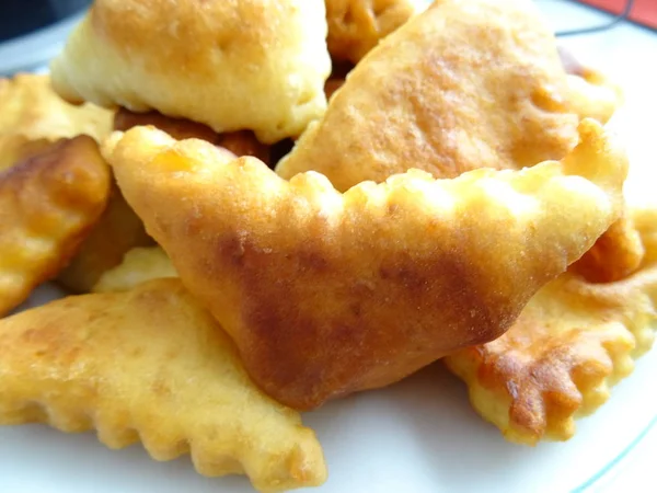 Visão Detalhe Palhas Queijo Triângulo — Fotografia de Stock