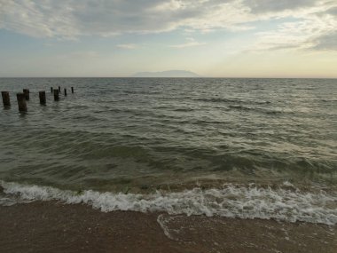 Gökyüzündeki deniz manzarası 