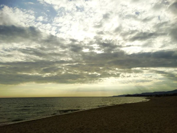 Vista Mar Desde Playa —  Fotos de Stock