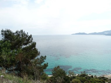 Güzel yaz sahil manzara