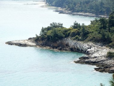 Güzel yaz sahil manzara