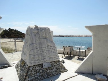 Eski heykel manzarası  