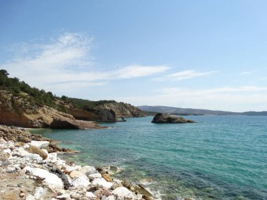 Güzel yaz sahil manzara