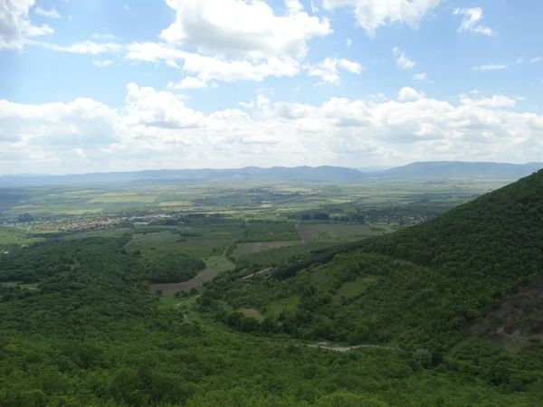 Vista Del Paisaje Desde Monasterio Rock Cerca Khan Krum Bulgaria —  Fotos de Stock