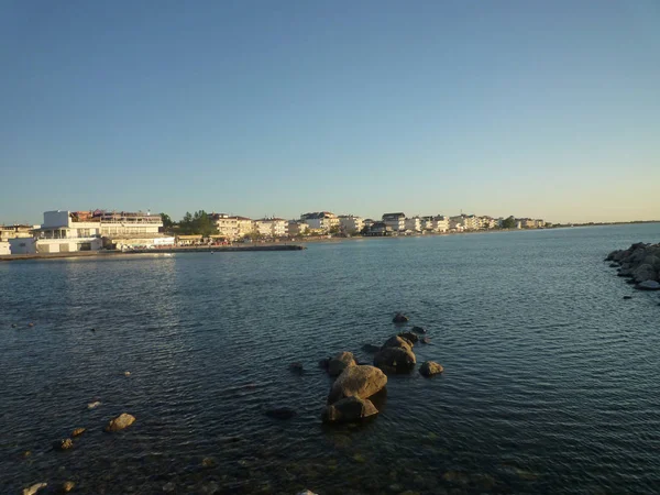 Zeehaven Van Paralia Griekenland — Stockfoto