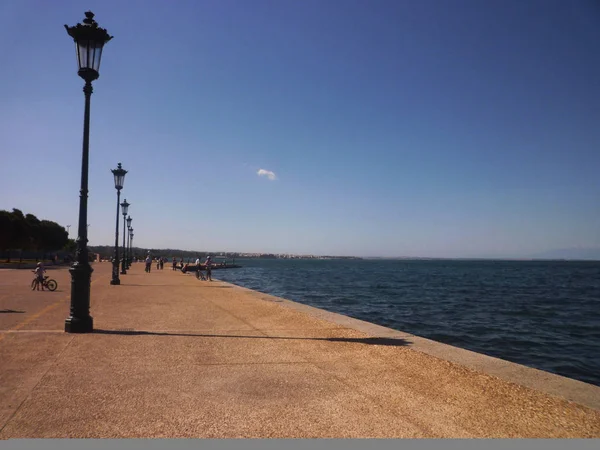 Selanik, Yunanistan'ın gündüz sahili 