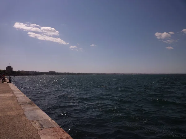 Meer Von Thessaloniki Griechenland — Stockfoto