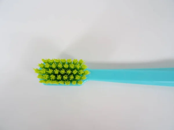 Detailansicht Der Zahnbürste — Stockfoto