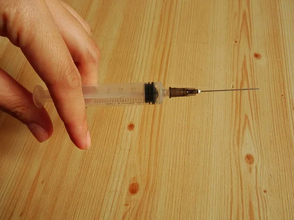 Injekció Gyógyszer Koncepció — Stock Fotó