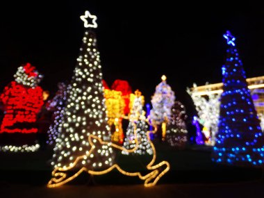 Ağaçtaki Noel ışıkları 