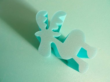 Karikatür Noel geyik dekorasyon