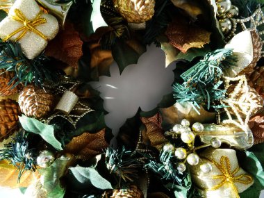 Noel çelenk görünümü