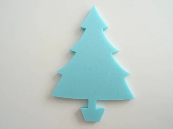 Figura Árbol Navidad Azul — Foto de Stock