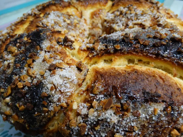 Closeup View Easter Bread — Stock Photo, Image