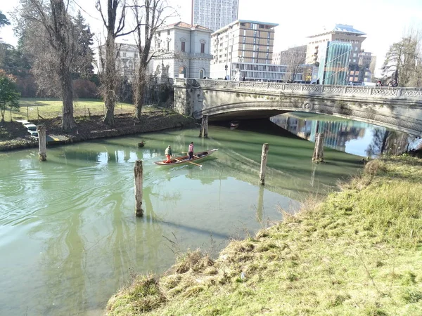 Padua Nehri Manzarası — Stok fotoğraf