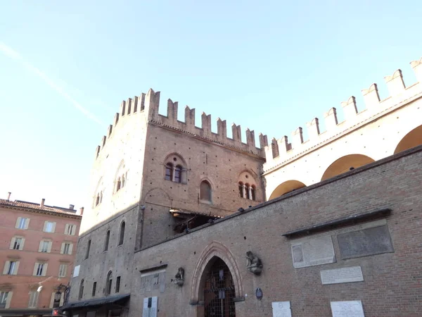 Bologna Kasteel Muur Dag Tijd — Stockfoto