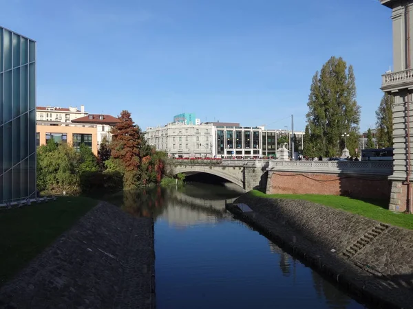 Vista Del Río Padua — Foto de Stock