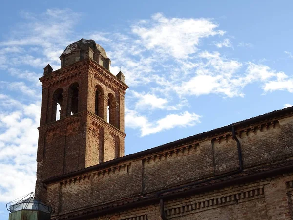 Kościół Tower Bell Este Włochy — Zdjęcie stockowe