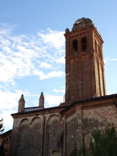 Kościół Tower Bell Este Włochy — Zdjęcie stockowe