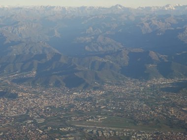 Uçak görünümünden İtalya