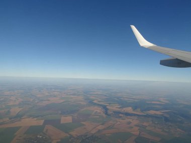 Uçak görünümünden arazi