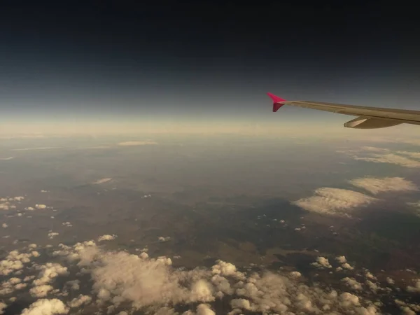 Staartstuk Van Het Vliegtuig Lucht — Stockfoto