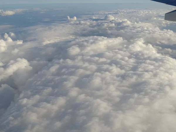 Wolken Uitzicht Vanaf Vliegtuig — Stockfoto
