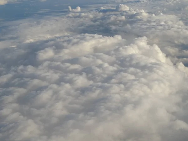 Vista Nuvens Avião — Fotografia de Stock