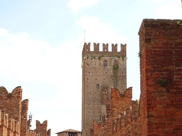 Ponte Castelo Itália — Fotografia de Stock