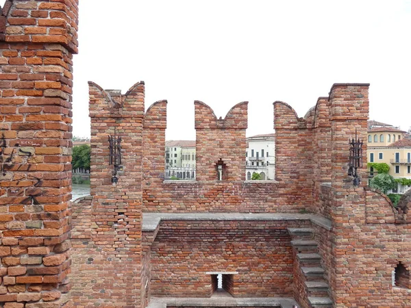 Ponte Castelo Itália — Fotografia de Stock