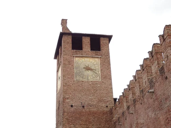 Fasad Italienskt Slott — Stockfoto