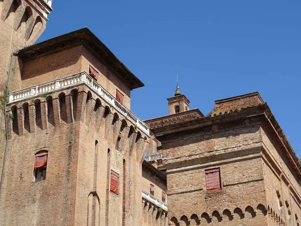 Fachada Del Castillo Italiano —  Fotos de Stock