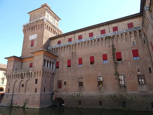 Fasad Italienskt Slott — Stockfoto